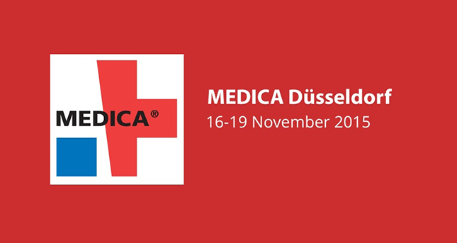 We are at Medica Fair from November 16 to November 19, 2015. 